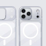iPhone 17 Pro Max Tofarvet hybrid cover - MagSafe-kompatibel - hvid
