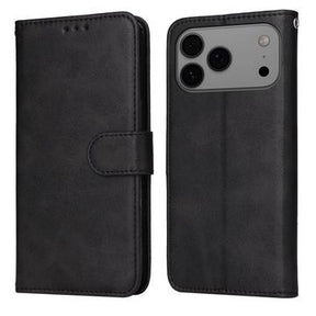 iPhone 17 Pro Max Pung Etui med Stativ - sort