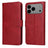 iPhone 17 Pro Max Pung Etui med Stativ - rød