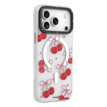 iPhone 17 Pro Max Youngkit Sweetheart Story Series MagSafe TPU Cover - Kirsebær