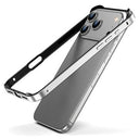 iPhone 17 Pro Metalkofanger med forhøjede kanter - Sølv