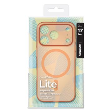 iPhone 17 Pro Momax CaseForm Lite MagSafe cover - gennemsigtig orange