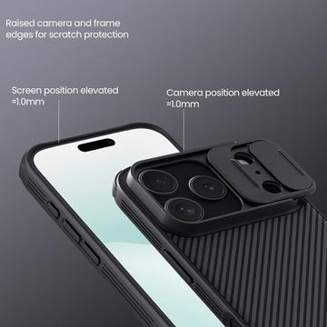 iPhone 17 Pro Nillkin CamShield Pro Hybrid Cover - Sort