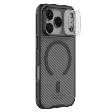 iPhone 17 Pro Nillkin CamShield Pro Magnetic Hybrid Cover - Gennemsigtig sort