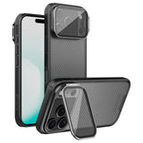 iPhone 17 Pro Nillkin CamShield Prop Hybrid Cover - Gennemsigtig sort