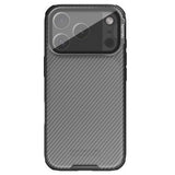 iPhone 17 Pro Nillkin CamShield Prop Hybrid Cover - Gennemsigtig sort