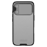 iPhone 17 Pro Nillkin CamShield Prop Hybrid Cover - Gennemsigtig sort