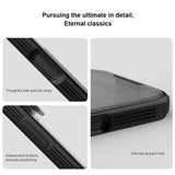 iPhone 17 Pro Nillkin CamShield Prop Hybrid Cover - Gennemsigtig sort