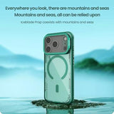iPhone 17 Pro Nillkin IceBlade Prop Magnetisk Cover - MagSafe-kompatibel, skydelåg til linse - Grøn