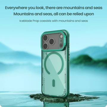 iPhone 17 Pro Nillkin IceBlade Prop Magnetisk Cover - MagSafe-kompatibel, skydelåg til linse - Grøn