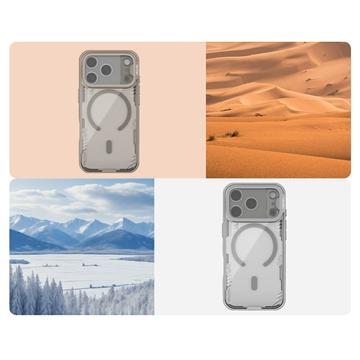 iPhone 17 Pro Nillkin IceBlade Prop Magnetisk Cover - MagSafe-kompatibel, skydelåg til linse - Grå