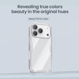 iPhone 17 Pro Nillkin Nature TPU Pro Hybrid Cover - Gennemsigtig