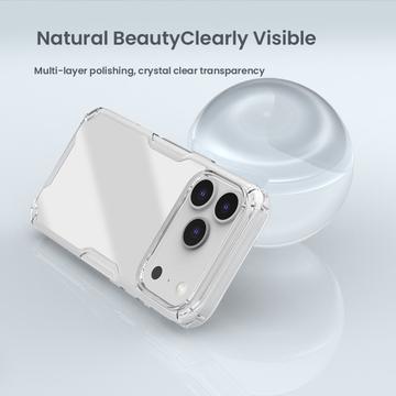 iPhone 17 Pro Nillkin Nature TPU Pro Hybrid Cover - Gennemsigtig