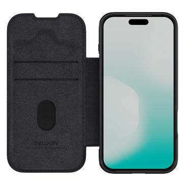 iPhone 17 Pro Nillkin Qin Pro Flip Cover - Sort