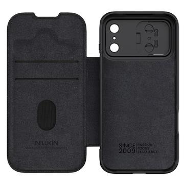 iPhone 17 Pro Nillkin Qin Pro Flip Cover - Sort