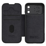 iPhone 17 Pro Nillkin Qin Pro Flip Cover - Sort