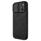 iPhone 17 Pro Nillkin Qin Pro Flip Cover - Sort