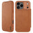 iPhone 17 Pro Nillkin Qin Pro Flip Cover - Brun