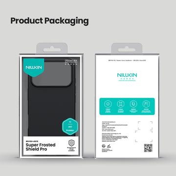 iPhone 17 Pro Nillkin Super Frosted Shield Pro Hybrid Cover - Grøn