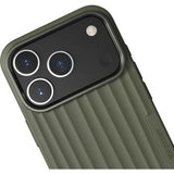 iPhone 17 Pro Nudient Bold Cover - MagSafe-kompatibel - olivengrøn