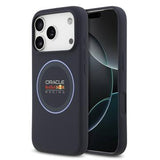 iPhone 17 Pro Oracle Red Bull Racing Blue Ring Flydende Silikone Cover - MagSafe-kompatibel - Flåde