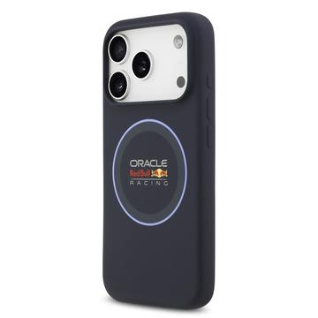 iPhone 17 Pro Oracle Red Bull Racing Blue Ring Flydende Silikone Cover - MagSafe-kompatibel - Flåde