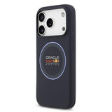 iPhone 17 Pro Oracle Red Bull Racing Blue Ring Flydende Silikone Cover - MagSafe-kompatibel - Flåde