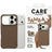 iPhone 17 Pro PanzerGlass Care Fashionable Samba Cover - MagSafe-kompatibel - Espresso