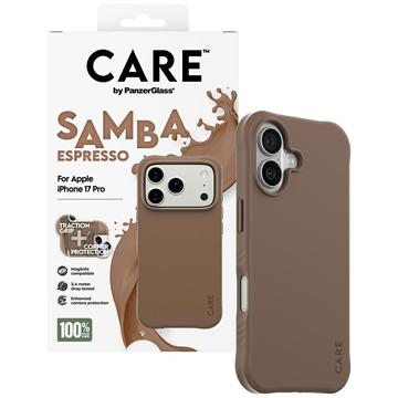 iPhone 17 Pro PanzerGlass Care Fashionable Samba Cover - MagSafe-kompatibel - Espresso