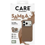 iPhone 17 Pro PanzerGlass Care Fashionable Samba Cover - MagSafe-kompatibel - Espresso
