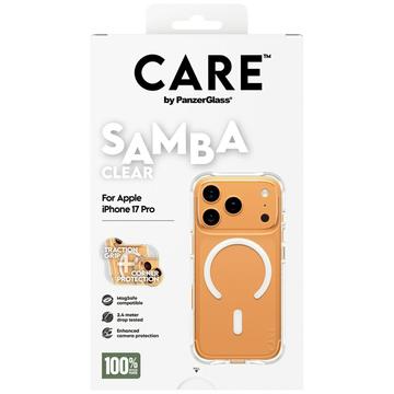 iPhone 17 Pro PanzerGlass Care Fashionable Samba Cover - MagSafe-kompatibel - Gennemsigtig