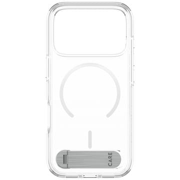 iPhone 17 Pro PanzerGlass Care Kickstand Cover - MagSafe-kompatibel - Gennemsigtig
