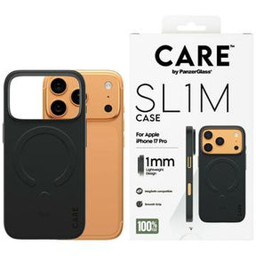 iPhone 17 Pro PanzerGlass Care SL1M Cover - MagSafe-kompatibel - Sort