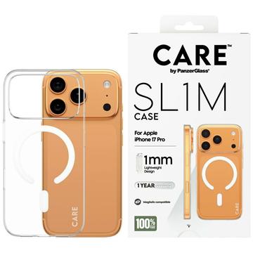 iPhone 17 Pro PanzerGlass Care SL1M Cover - MagSafe-kompatibel - gennemsigtig