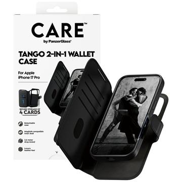 iPhone 17 Pro PanzerGlass Care Tango 2-i-1 pungetui - MagSafe-kompatibel - Sort