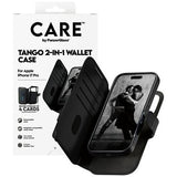 iPhone 17 Pro PanzerGlass Care Tango 2-i-1 pungetui - MagSafe-kompatibel - Sort