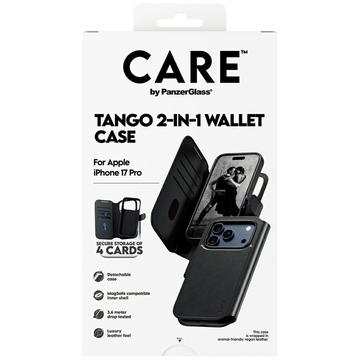 iPhone 17 Pro PanzerGlass Care Tango 2-i-1 pungetui - MagSafe-kompatibel - Sort