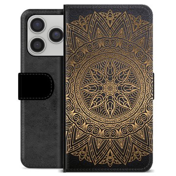 iPhone 17 Pro Premium Flip Cover med Pung - Mandala