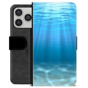 iPhone 17 Pro Premium Flip Cover med Pung - Hav
