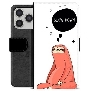 iPhone 17 Pro Premium Flip Cover med Pung - Slow Down