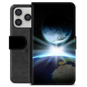 iPhone 17 Pro Premium Flip Cover med Pung - Verdensrum