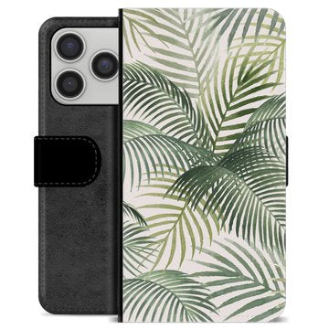iPhone 17 Pro Premium Flip Cover med Pung - Tropic
