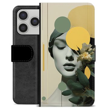 iPhone 17 Pro Premium Flip Cover med Pung - Vintage Stemning