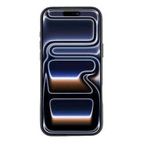 iPhone 17 Pro Pufferjakke Stødfast TPU-cover - Sort