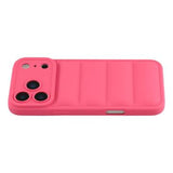 iPhone 17 Pro Pufferjakke Stødfast TPU-cover - Hot Pink