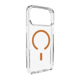 iPhone 17 Pro Puro Lite Mag Hybrid Cover - Orange / gennemsigtig