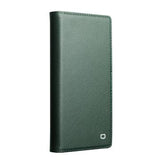 iPhone 17 Pro Qialino 2-i-1 aftagelig pung læderetui - MagSafe-kompatibel - Grøn