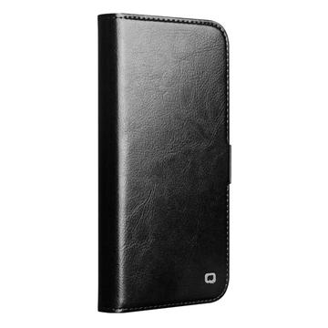 iPhone 17 Pro Qialino Classic Læderpung - Sort