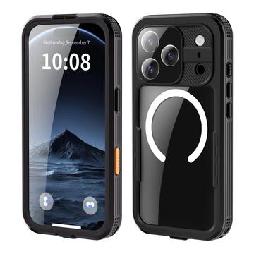 iPhone 17 Pro Redpepper IP68 Magnetisk Vandtæt Cover - Sort