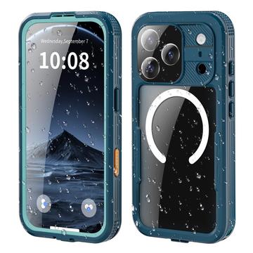 iPhone 17 Pro Redpepper IP68 Magnetisk vandtæt cover - Blå